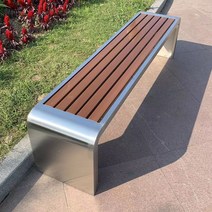 공원야외벤치 관광지 테이블 카페 정원 의자, 304스테인리스220*40*45