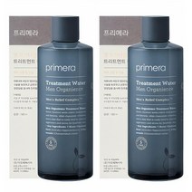 프리메라 맨 오가니언스 트리트먼트 워터 180ml+180ml 남자 남성 옴므 스킨 피부관리, 1set