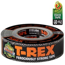 [공식판매점] 티렉스 T-Rex 덕테이프 초강력 접착 덕트테이프 48mm x 32m (35yd), 1개