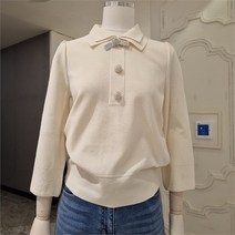레니본 NC15 카라 리본 풀오버 RPS21J7