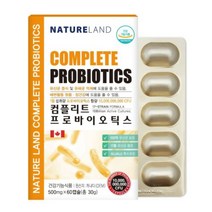 캐나다산 100억CFU 컴플리트 프로바이오틱스 500mg x 60캡슐