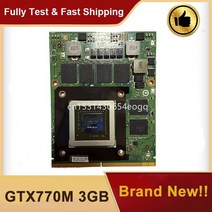 새로운 gtx770m n14e-gs-a1 3gb ver 1.1 msi gt60 gt70 gt780 16f3 16f4 1762 1763용 imac a1312용 그래픽 비디오 카드, msi를 위해