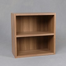 아레다 2단3단4단 공간박스 책장 큐브 칼라 박스 400 600, 600 사이즈 2단/오크