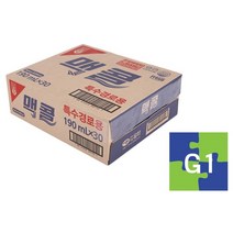 [지원지구] 맥콜 탄산 캔음료 맥과 콜라의 조화 190ml * 30개 한박스 보리추출액