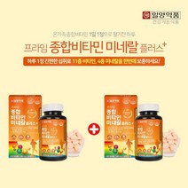 온가족 남녀노소 종합 영양 공급 면역력 증진 에 좋은 고함량 생활 활력 에너지 약국 멀티 비타민 미네랄 영양제, [1+1] 1년분