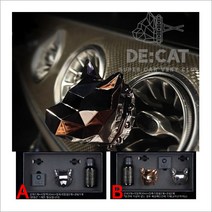 메탈 반영구적 디캣 유니크 명품26향 송풍구타입 B 미러그레이(자석형) 방향제, 코코