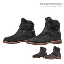 바이크신발 코미네 BK-097 WP 어드벤처 숏부츠 KOMINE 05-097 오토바이 부츠 방수 2022년 봄 여름 모델 일본직배, DARK-BROWN, 24.5