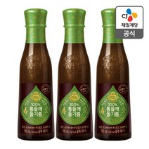 백설 100%통들깨들기름160ML(병) x 3개