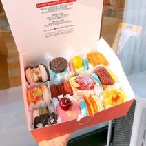 [바이러브하니] 수제 마카롱 필링가득 뚱카롱, 초코나무숲 조개롱, 1개