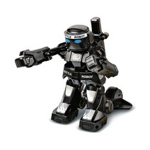 RC 로봇 배틀 복싱 장난감 원격 제어 2.4G 휴머노이드 전투 2 개의 조이스틱 용, [01] Black