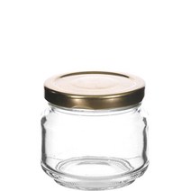 담은 DA쨈병155 유리병 48개 미니병 쨈병 작은병 공병, 골드