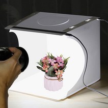 쉽고 간편한 촬영 미니스튜디오 LED 포토박스 브이로그 인터넷방송 사진조명 인테리어