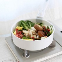 아트박스/아카시아 국내제작 법랑 전골냄비 24cm   매직핸즈