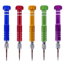 5in1 드라이버세트 5종비트 십자 일자 T5 T6 T8 정밀, 골드UK00047