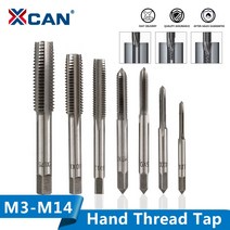 xcan 1pc m3m4m5m6m7m8m10m12m14 오른손 나사 탭 hss 미터법 손 탭 스트레이트 플루트 나사 나사 탭 드릴 비트, m7x1.0 r
