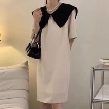 상견례옷차림 브이넥 여름 부모님 복장 아나운서 원피스