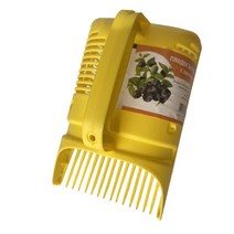 농기계장터 벼베는기계 깨털기 들 콤바인 감 선별기 콩 휴대용 실용적인 빗 베리 피커 야외 가정 수확 정원, 01 YELLOW