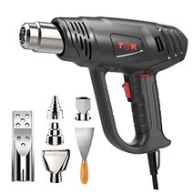 자동차랩핑 히팅건 히트 건 tgk® 1800w 중부하용 핫 에어 건 키트 122℉1202℉ 이중 온도 설정 6개의 노즐 부착물 공예용 과부하 보호 수축 포장튜빙 페인트 제거