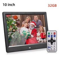 디지털액자 포토키오스크 키오스크제작 DID시스템 키오스크매장10 인치 디지털 사진 프레임 1024x600 HD, 09 32GB Black_04 AU 플러그