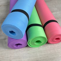 헬스장 가정용 요가매트 넓히고 두툼하게 춤추기 운동하기, 빨갛다, 6MM