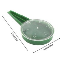 씨앗파종기 5 파일 씨앗 디스펜서 조정 가능한 정원 꽃 잔디 파종기 원예 화분 도구 식물 파종 액세서리, Green, 01 Green