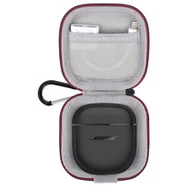 Elonbo Bose QuietComfort 이어버드 II 무선 노이즈 캔슬링 인이어 헤드폰용 휴대용 케이스 Bose QC 이어버드 2 케이스 커버 케이블과 이어팁에 맞는 추가