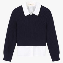 모던셔츠+크롭 풀오버 셋트 IDYC2315Z-신구로점