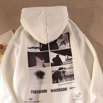커플 겨울 트레이닝복 그림 인쇄 후드 긴팔 스웨터 봄과 가 남성과 여성 위한 유럽과 미국의 복고풍 자켓