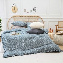 단잠 보헤미안 잔꽃 프릴형 차렵이불