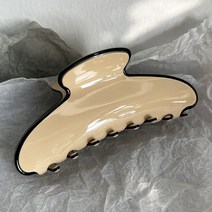 다이뽀 삼각 라운드 밴딩 라인 헤어집게핀