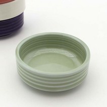 달소금 예쁜 도자기 소스그릇 반찬접시/원 종지-라이트그린(유광), 유광:라이트그린