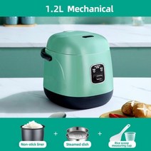 소형압력밥솥 1인용 미니 압력 밥솥 가정용 귀여운 다기능 220 12 인용 싱글 주방 스마, Green Mechanical A+With AU Con