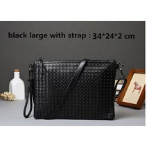 세컨백 남자 미니 클러치백 일수 가방 남성 손 파우치 짠 가죽 뜨개질 196