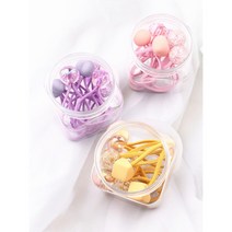 하나몰 크리스탈 유아 여아 아동 방울머리끈 10P 케이스세트