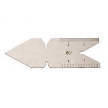 Stainless Steel Fishtail Center Gauge Screw Thread Lathe Cutting Tool for Quick Comparison(#2), 1