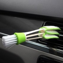 자동차그릴 라디에이터그릴 차량용악세사리 에어로파츠 자동차 에어컨 벤트 브러시 극세사 자동차 클리너 자동 디테일링 블라인드 더스터 브러시 자동차 스타일링 자동차 액세서리, 1개
