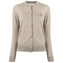 MAISON KITSUNE 22FW 폭스 헤드 패치 가디건 HW00521KT1036 H250