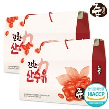 즙쟁이 산수유즙 2박스 60팩 산수유진액 산수유차, 산수유즙 2박스(60팩)