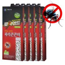 로치엔드 5개 파리끈끈이 플라이 강력 5매팩 해충 파리캐쳐 초파리 파리지옥, 1