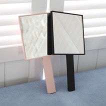 심플 앤 슬림 사각 손거울(2colors) 큰휴대용거울 큰손거울 얇은손거울 거울 사각손거울 사각휴대용거울 휴대용거울 휴대거울 손거울 핸드미러 패션거울, 2 심플핑크