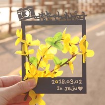 파티해(주문제작) 페이퍼 폴라로이드 토퍼 - 카메라, 유광레드