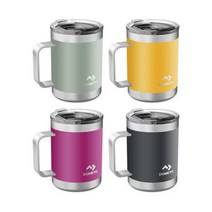 도메틱 써모머그 450ml-모스 글로우 오키드 슬레이트 보온 보냉 텀블러 캠핑용품, 모스, 450ml