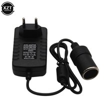 현대자동차부품몰 기아자동차 부품 몰 자동차 시가 라이터 220V 12V 2A DC 전원 변환기 충전기 변압기 어댑터 소켓 전자 장치, [01] EU, 01 EU