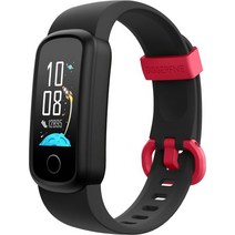 BIGGERFIVE Vigor Kids Fitness Tracker for Girls Boys Ages 515 IP68 방수가 있는 어린이 시계 만보기 심박수 수면 모니터가 활동, C 블랙, C 블랙