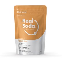 리얼소다 무수 구연산 프리미엄 1kg(리필용 팩) 세탁 세정제 식용구연산 섬유유연제 먹는구연산, 무수구연산 2kg(1kg 2팩)