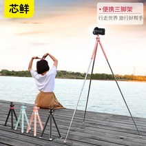 휴대용삼각대 코어 신선한 TP09 휴대 전화 스탠드 롱 삼각대 트레몰로 촬영 비디오 다기능 조절 카메라 셀카 데스크탑 지원 프레임 vlog 셀프 미디어 컴팩트 휴대용 야 미니삼각대, 1. [표준 버전] 검정색 + 구형 헤드 + 휴대폰 클