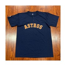 마제스틱 남성 휴스턴 애스트로스 네이비 헨리 저지 셔츠 라지 L 야구 MLB