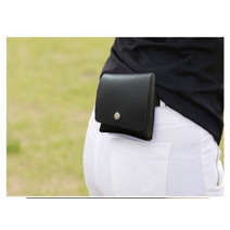 골프힙색 벨트형파우치 골프공케이스 볼가방, 화이트