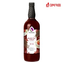 (증정범용시럽펌프3.5cc)포모나 블랙티 홍차 시럽 1000ml, 범용 시럽펌프 3.5ml 1개