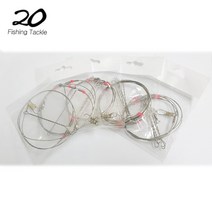 T천평 편대 와이어 카드채비 원투 카드 1~5단 배낚시 이공조구 (상세설명참조), 3단, 와이어 묶음 편대 채비